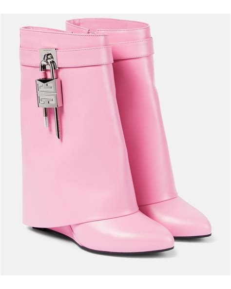 black pink givenchy|pink Givenchy shark boots.